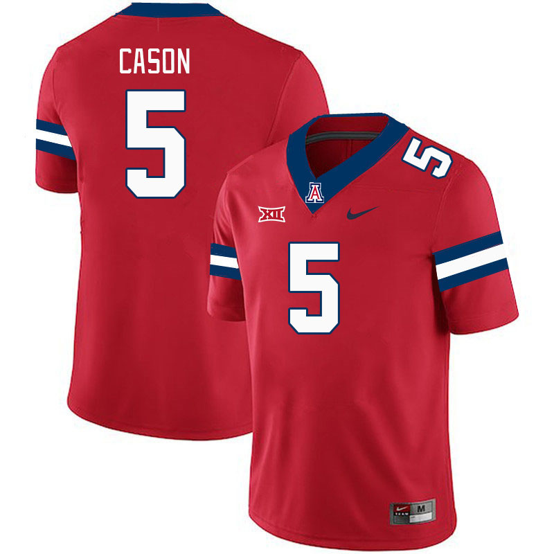 #5 Antoine Cason Arizona Wildcats Jerseys Football Stitched-Cardinal